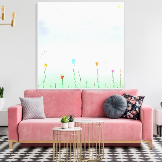 Spring's a-comin'! canvas afdruk (Insitu (Woonkamer))