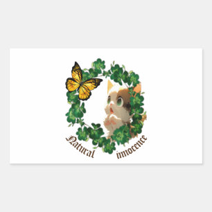 Spring's Embrace: Rechthoekige Sticker