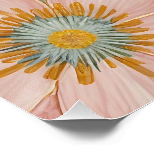 Spring's Gentle Awakening gepersonaliseerd Perfect Poster (Hoek)