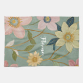 Spring's Gentle Awakening gepersonaliseerd Theedoek (Horizontaal)