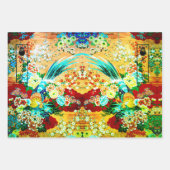 Springs-sets Floral, Mah Jongg en Melange Inpakpapier Vel (Voorkant 2)