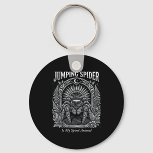 Springspin is spirit dier arachnide mystiek sleutelhanger