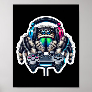 Springspin Video Games Liefhebber Gamer Gaming  Poster
