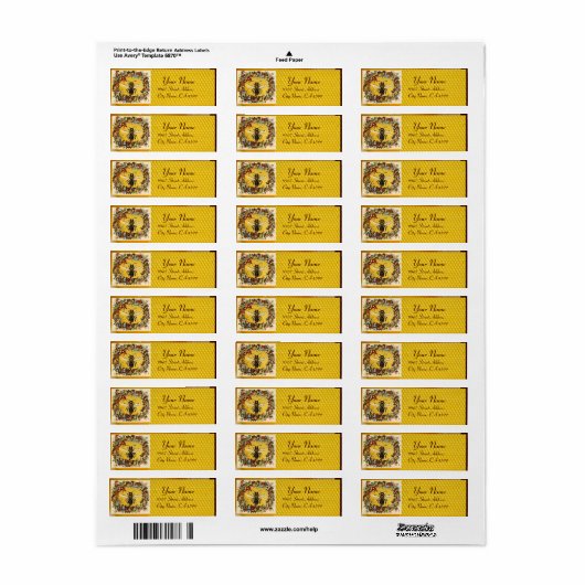 SPRINGSTROMEN HOOGTE, BEEKEEPER ETIKET (Full Sheet)