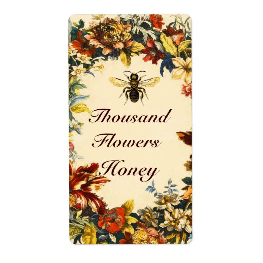 SPRINGSTROMEN HOOGTE, BEEKEEPER ETIKET (Voorkant)