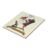 Springtime, 1935 jongen met bunny tegeltje (Zijkant)