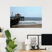 Springtime à Manhattan Beach 36 x 24 Poster (Bureau à domicile)