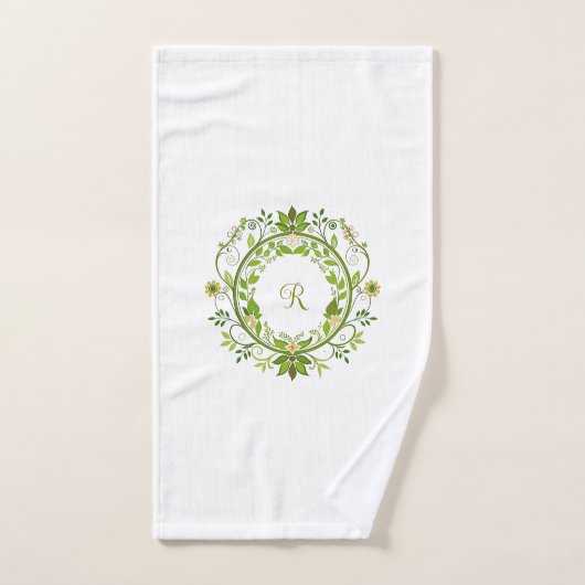 Springtime avec serviette de bain initiale (Serviette à main)