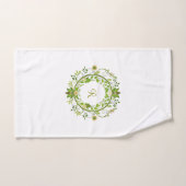 Springtime avec serviette de bain initiale (Serviette à main)