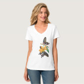 Springtime Bloemen en Vlinders T-shirt (Voorkant volledig)