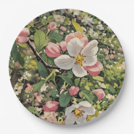 Springtime Bloesems - Papieren Borden Papieren Bordje