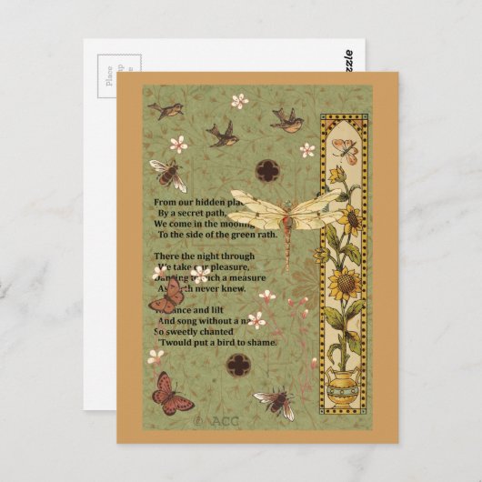 Springtime Briefkaart (Voorkant / Achterkant)