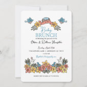 Springtime Brunch Baby shower Uitnodiging (Voorkant)