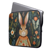 Springtime Bunny Magic Electronics Bag Laptop Sleeve (Voorkant Links)