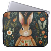 Springtime Bunny Magic Electronics Bag Laptop Sleeve (Voorkant)