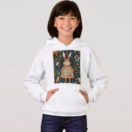 Springtime Bunny Magic Hoodie
