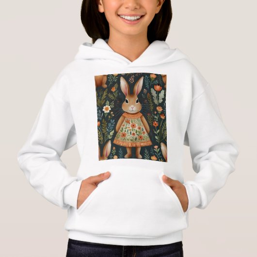 Springtime Bunny Magic Hoodie (Voorkant)