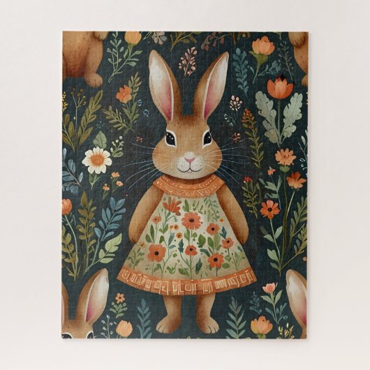 Springtime Bunny Magic Puzzel (Verticaal)