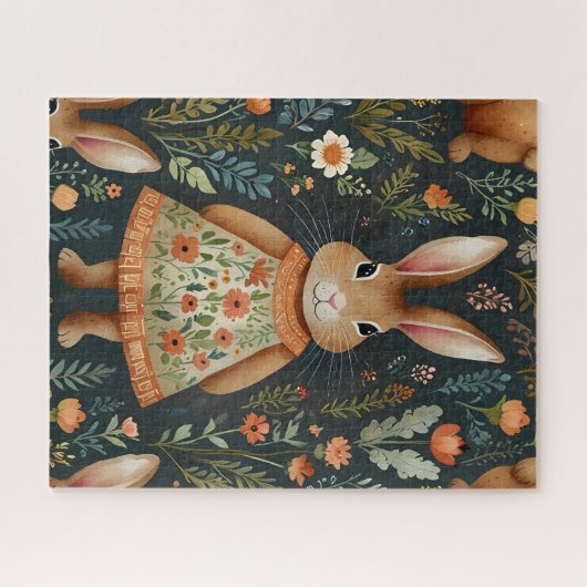 Springtime Bunny Magic Puzzel (Horizontaal)