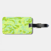 SpringTime Camo Pattern Bagagelabel (Achterkant horizontaal)