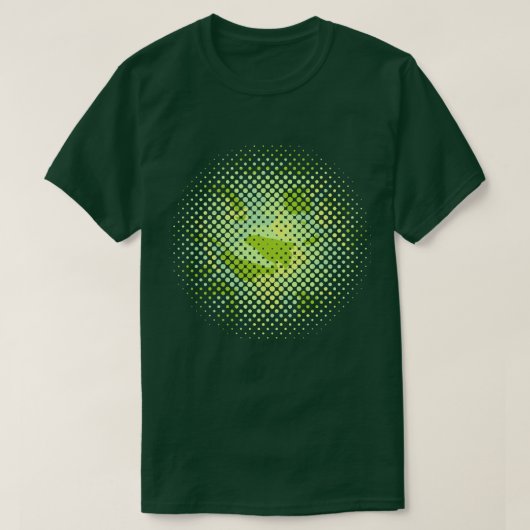 SpringTime Camo Pattern Halftone T-shirt (Design voorkant)