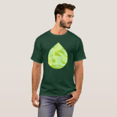 SpringTime Camo Pattern Teardrop T-shirt (Voorkant volledig)