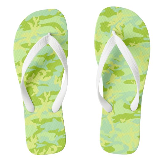SpringTime Camo Pattern Teenslippers (Voetbed)