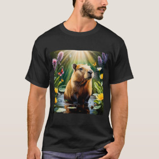 Springtime Capybara T-shirt