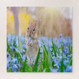 Springtime Chipmunk Legpuzzel
