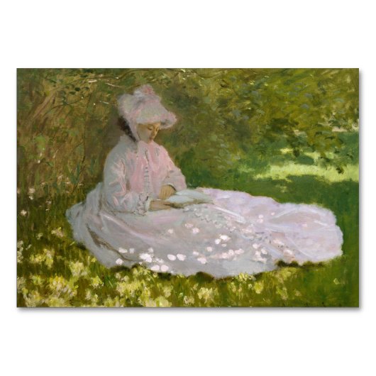 Springtime Claude Monet Kaart (Voorkant)
