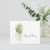 Springtime Dank u Briefkaart (Staand voorkant)