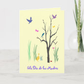 Springtime Dia DE las Madres Kaart (Voorkant)