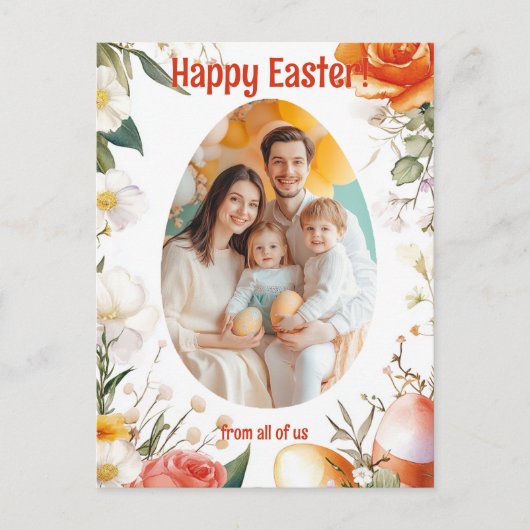 🐇Springtime Egg-stravaganza Feestdagenkaart (Voorkant)