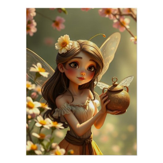Springtime Fairy Art Perfect Poster (Voorkant)