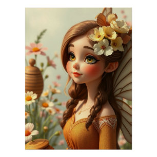 Springtime Fairy Art Perfect Poster