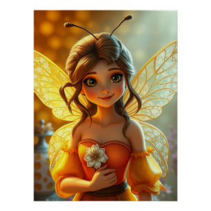 Springtime Fairy Art Perfect Poster