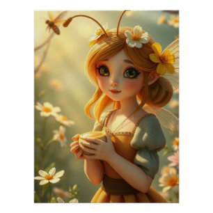 Springtime Fairy Art Perfect Poster