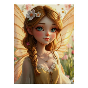 Springtime Fairy Art Perfect Poster