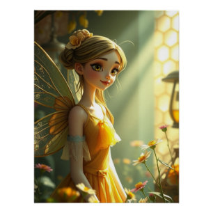 Springtime Fairy Art Perfect Poster