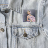 Springtime Flapper Button (In situ)