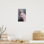 Springtime Flapper Fine Art-afdrukken Poster (Keuken)