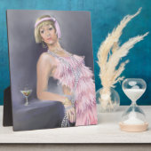 Springtime Flapper Plaque Fotoplaat (Zijkant)
