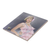Springtime Flapper Tegel Tegeltje (Zijkant)