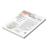 Springtime Floral Essential Oils Start Guide Notitieblok (Gedraaid)