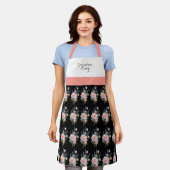  Springtime Floral Print Specialized Apron Schort (Gedragen)