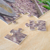 Springtime Flowers Along Stone Walkway Legpuzzel (Zijkant)