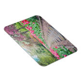 Springtime Flowers Along Stone Walkway Magneet (Rechterzijde)