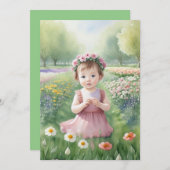 Springtime Flowers Bedankkaart (Voorkant / Achterkant)