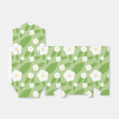 Springtime Gingham & Blooms Baby shower Thema Bedankdoosjes (Uitgevouwen)