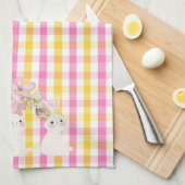 Springtime Gingham Keukenhanddoeken (Quarter Fold)